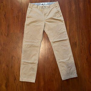 Lacoste Khaki Stretch Chinos 32X30